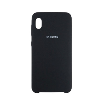 Чехол Silicone Cover Samsung Galaxy A01 Core (черный)