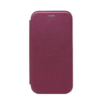 Чехол-книжка Samsung Galaxy A01 Core (красное вино)