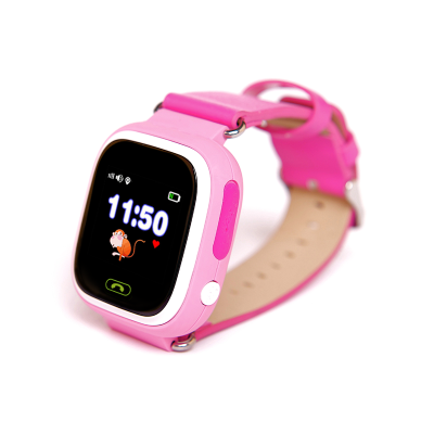 Детские часы с GPS Smart Baby watch Q90 Pink