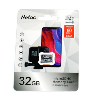 Карта памяти Netac MicroSD 32Gb Class 10